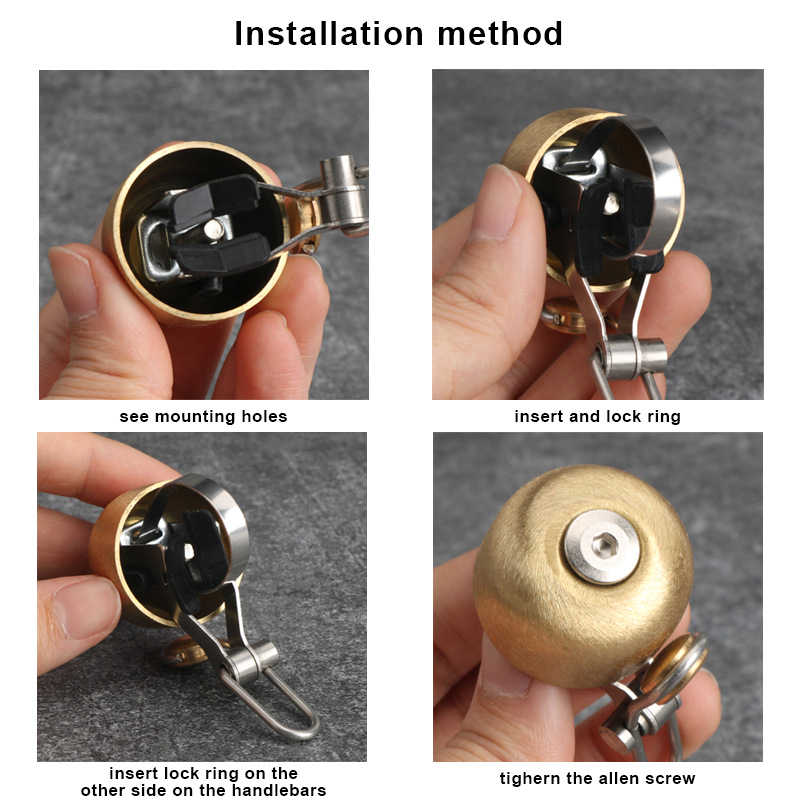 Classic Bicycle Bell, Bike Ring Bell with Loud Sound 12