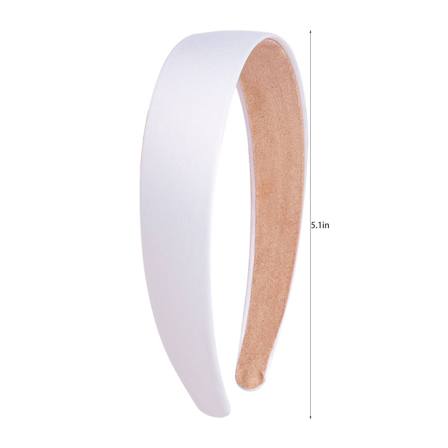 Women Wide Non Slip Satin Headband 4