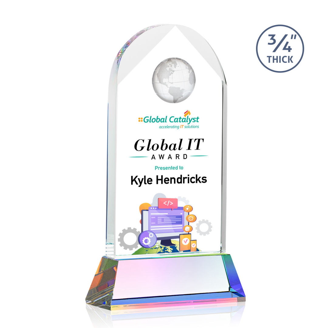 Blake Globe VividPrint™ Award on Newhaven - Prismatic 4