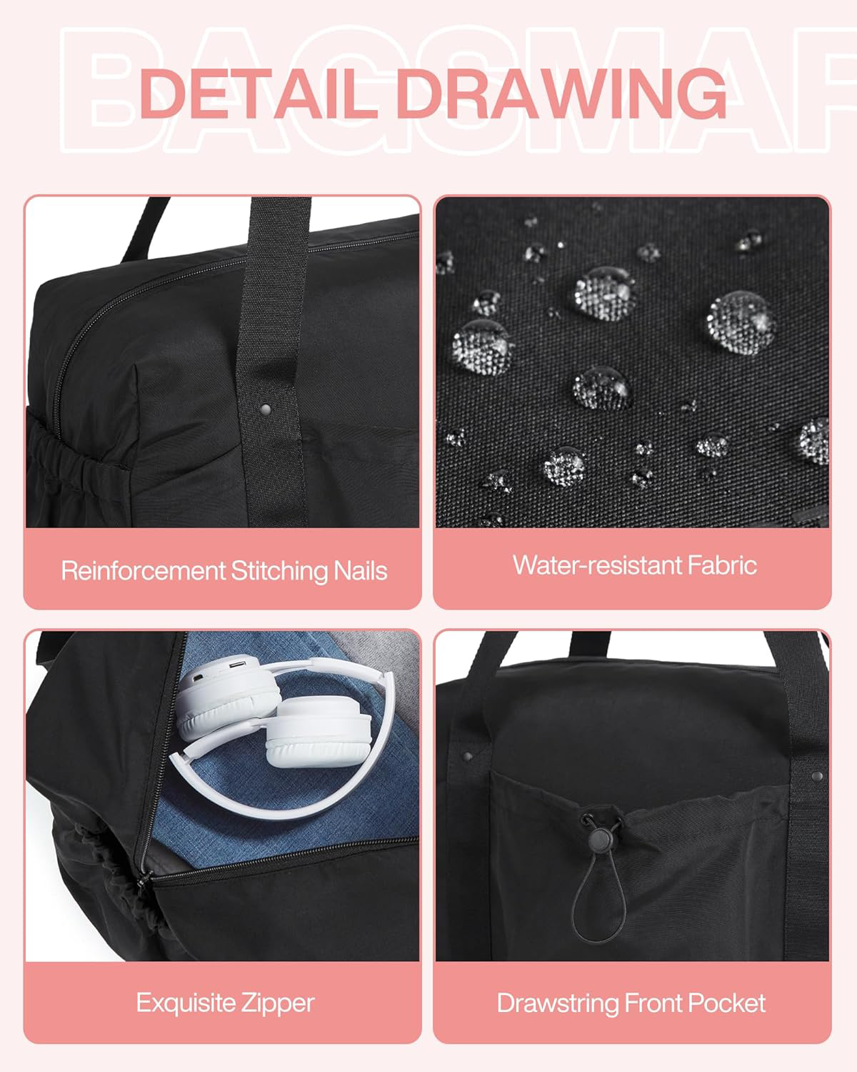 Oxford Foldable Travel Duffle Bag 5
