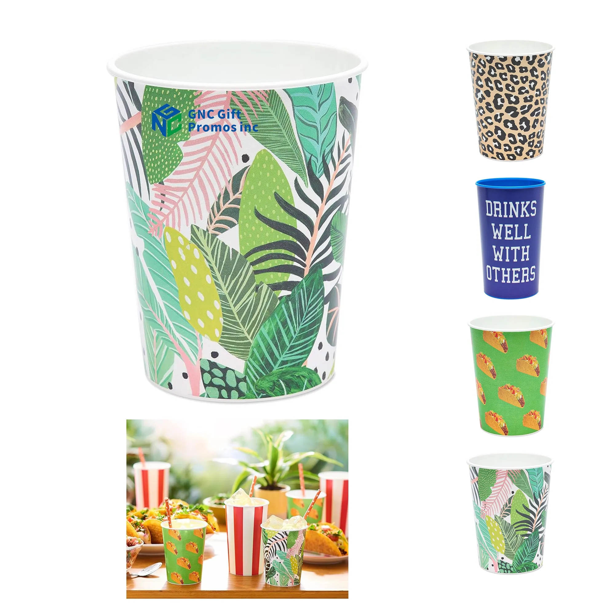 Reusable Plastic Tumblers with Straw 7