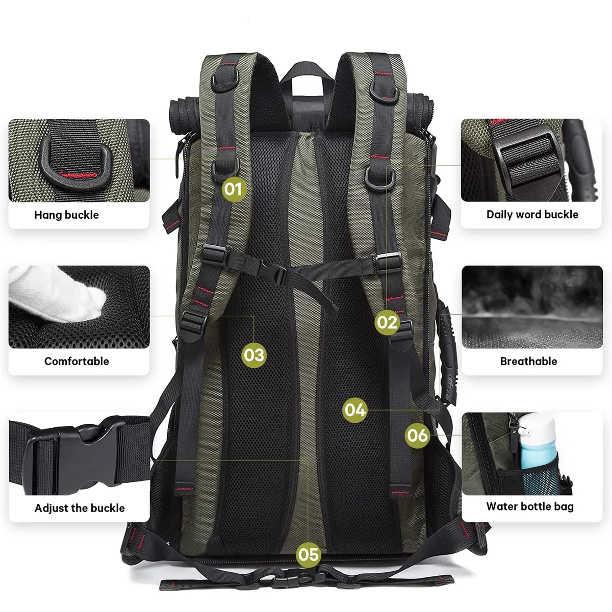 Man Carry On Laptop Travel Backpack 3