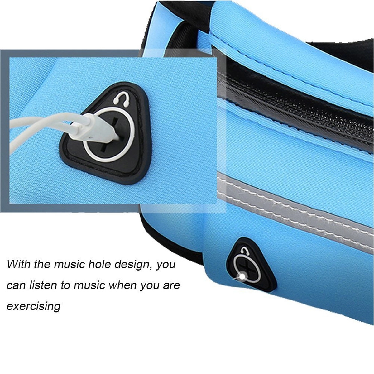 Waterproof Fanny Pack Running Waist Pouch 7