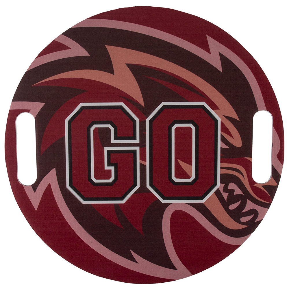 22" Round Cheering Sign, Full Color 4
