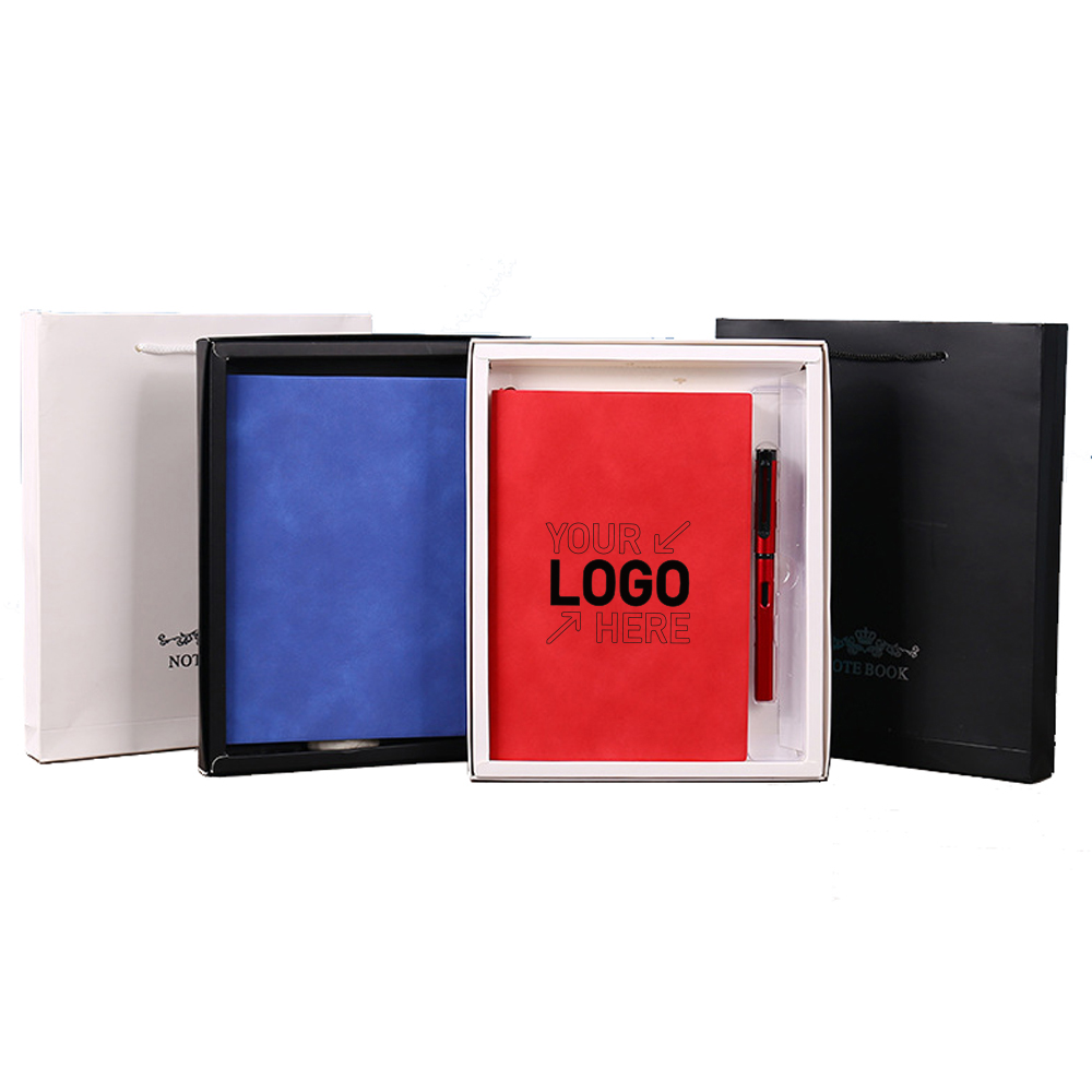 Customized creative office notebook with gift box 3