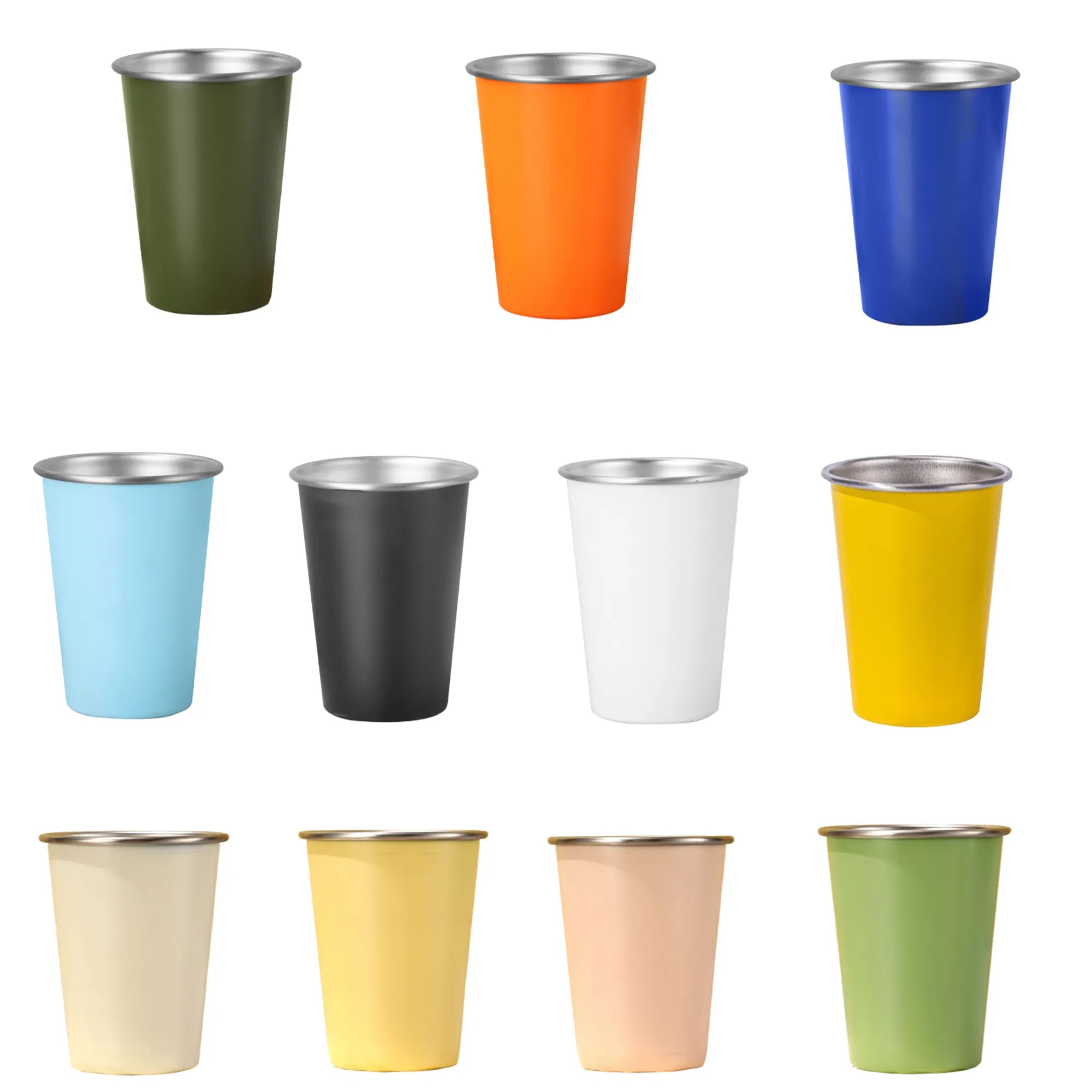 16oz Stainless Steel Stackable Tumblers 5