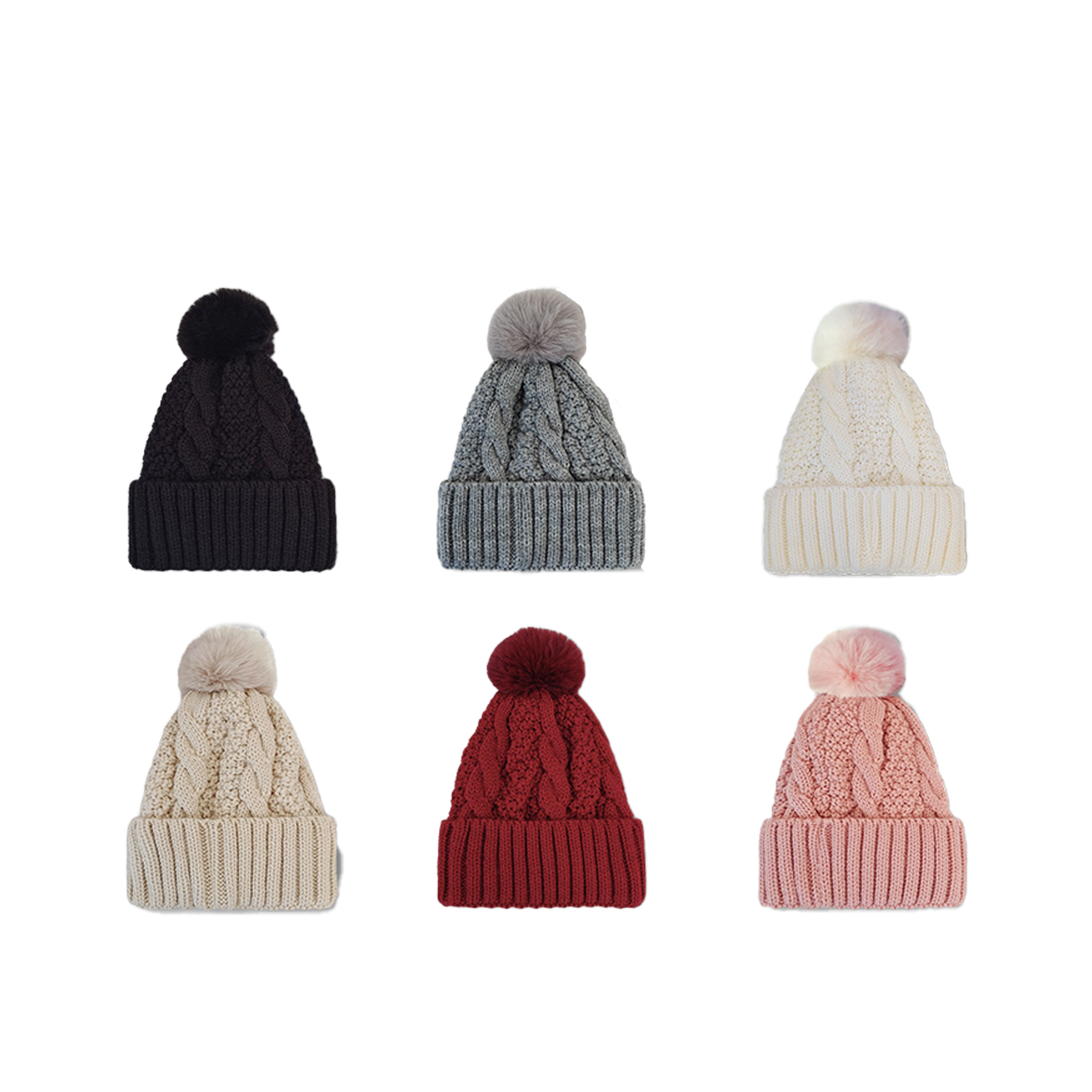 Winter Knitted Beanie With Cuff 5