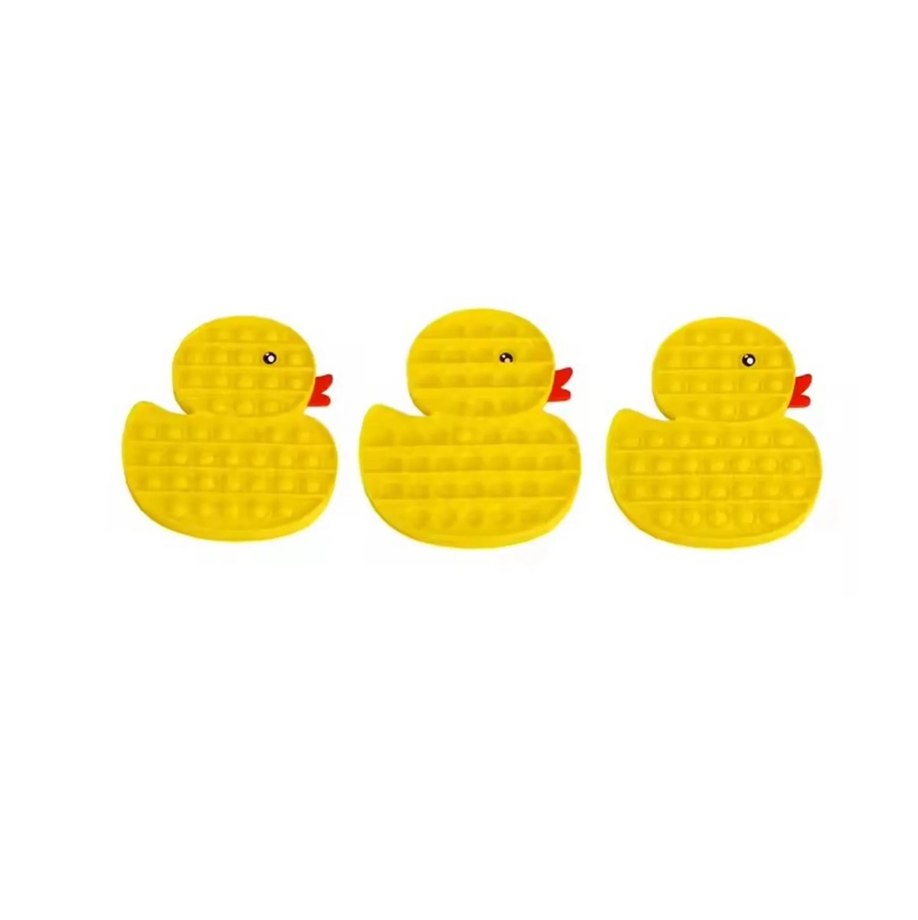 Duck Shaped Push Pop Bubble Toy 3