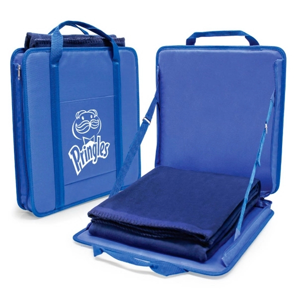 PORTABLE STADIUM SEAT & BLANKET SET 5