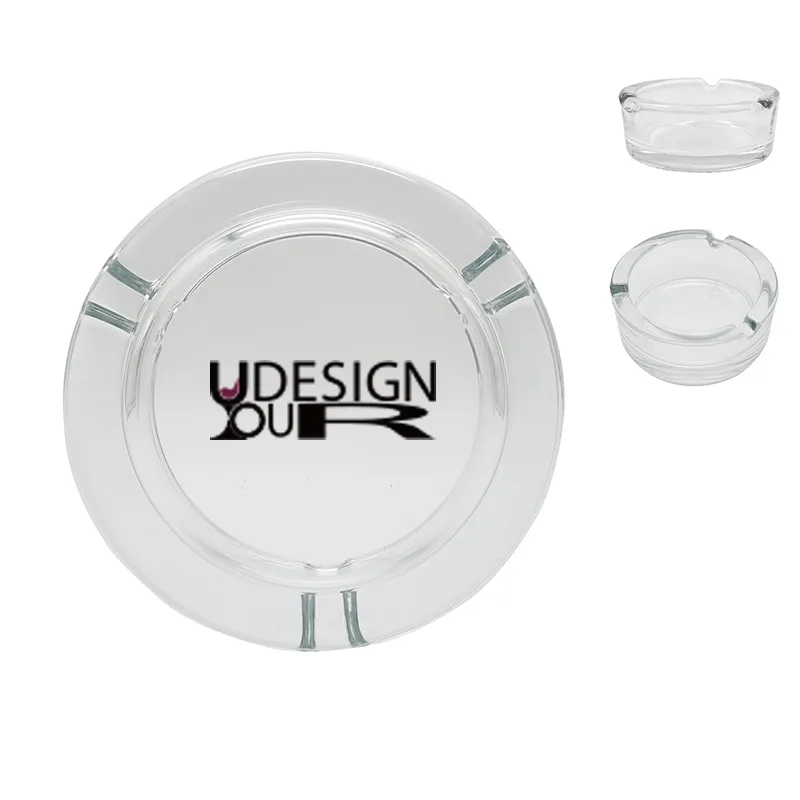 Round Glass Ash Tray