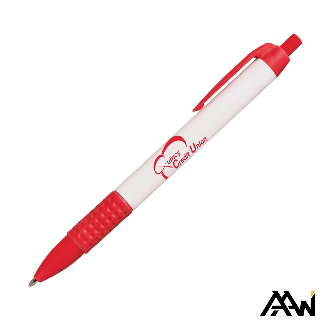 Widebody Grip Pen Glossy White Barrel - Matte 11