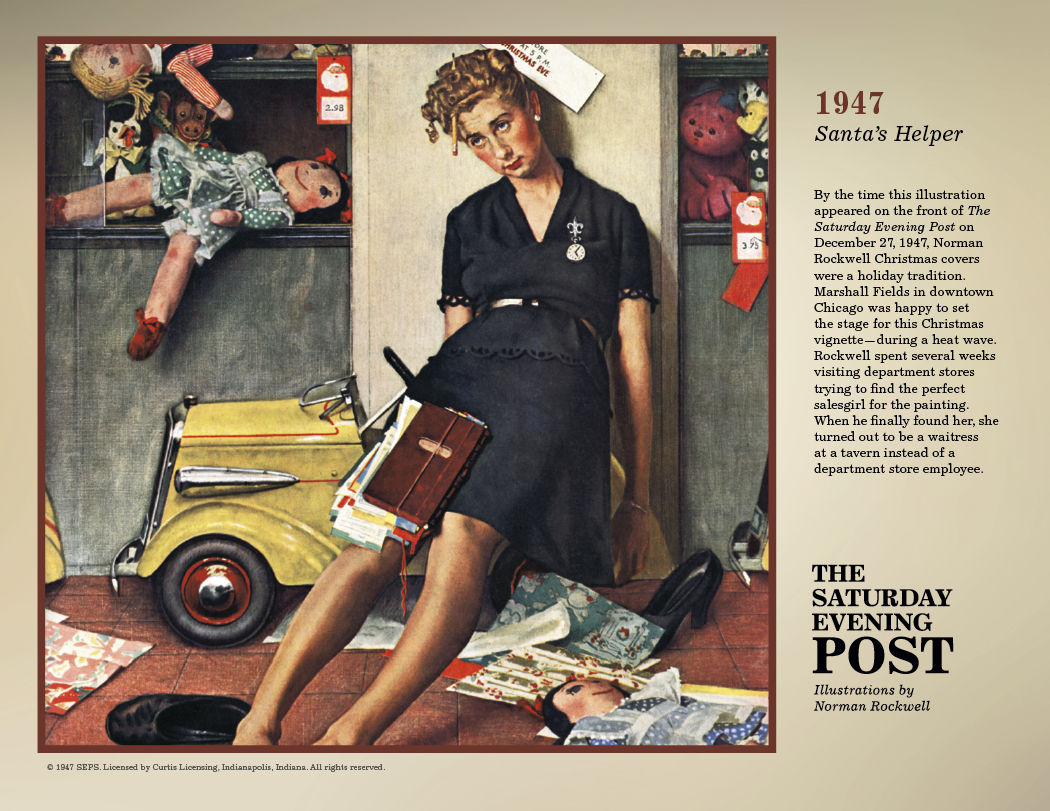 Triumph® Calendars The Saturday Evening Post Illustrations by Norman Rockwell Calendar 25