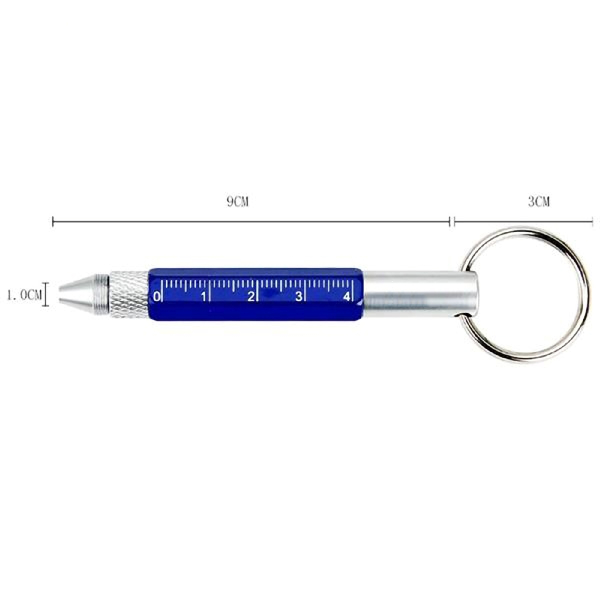 6-in-1 Metal Pen w/Keychain 4