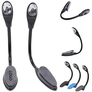 Lightweight Clip LED Flexible Booklight Reading Flashlight 4