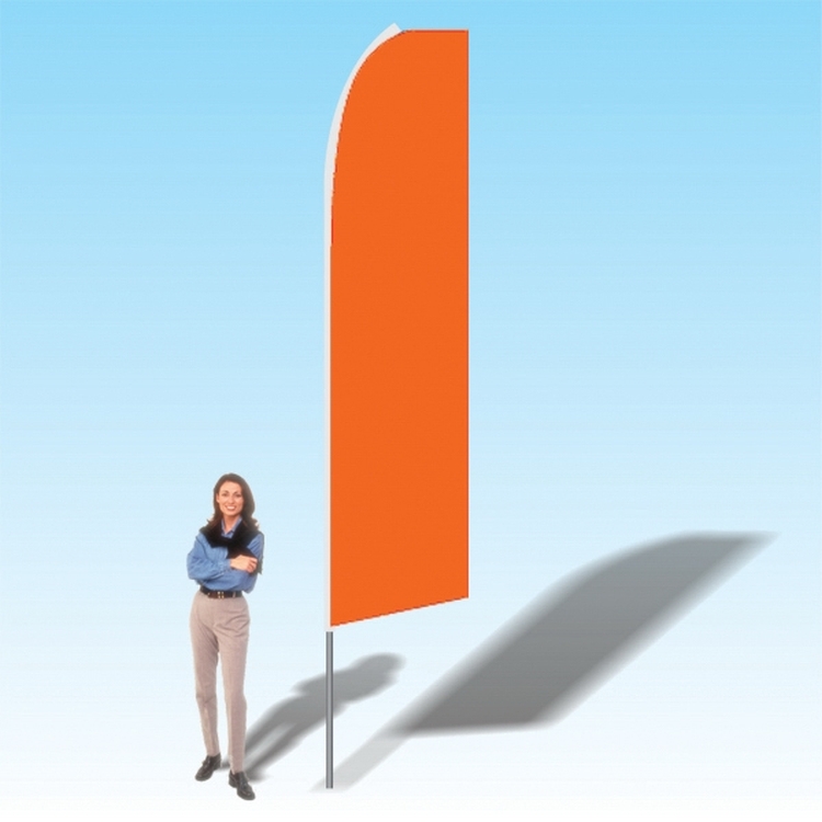 15FT Orange Advertising Banner Flag 2