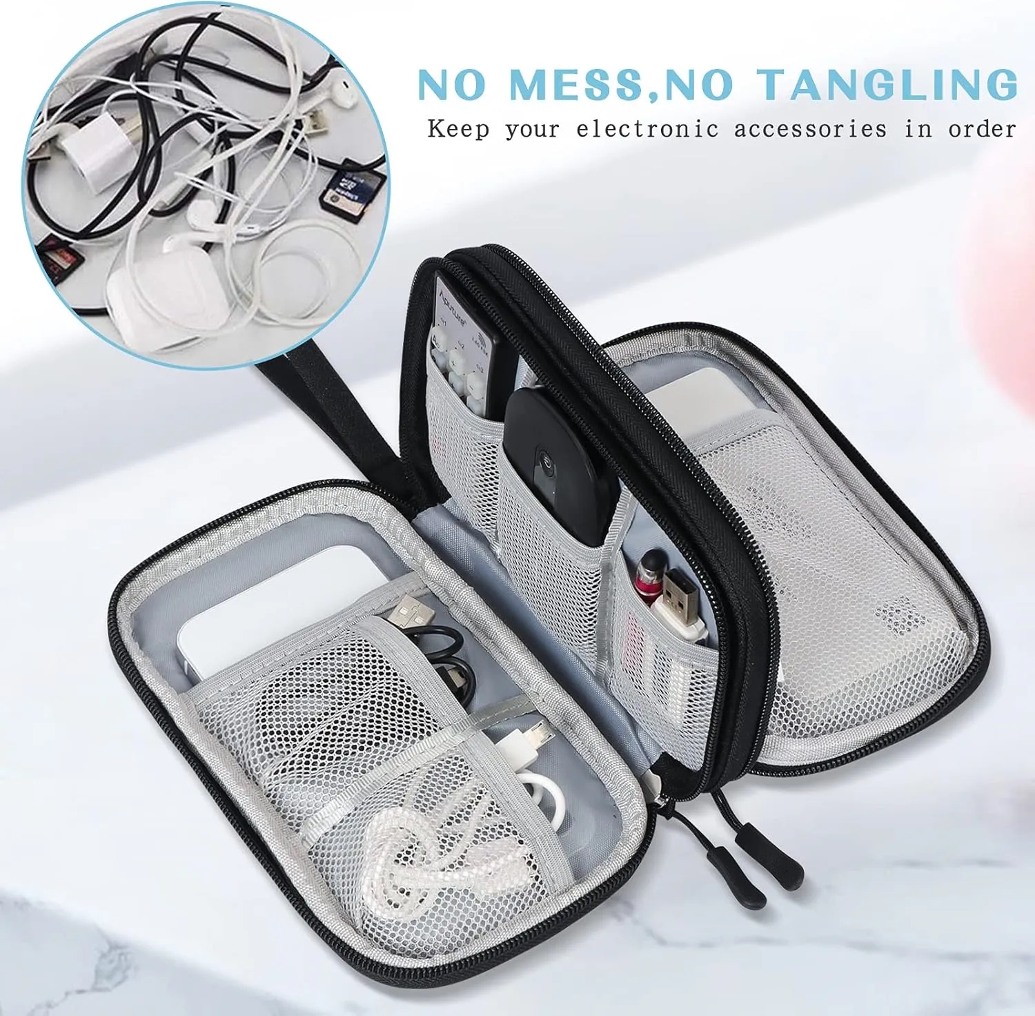 Electronics Accessories Organizer Pouch Bag 4