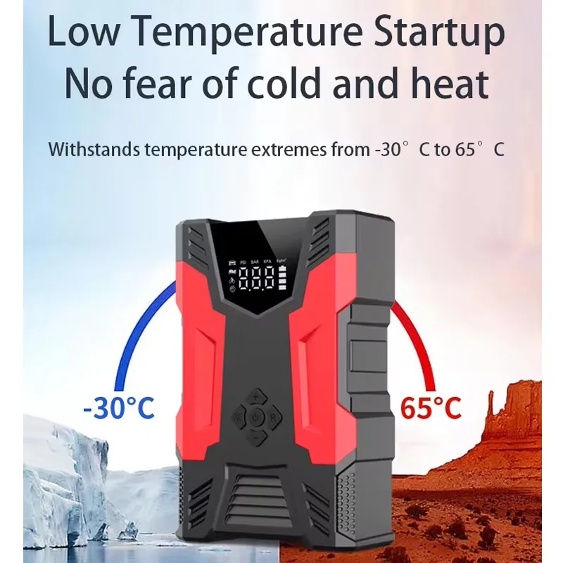 All-in-One Jump Starter Built-in Air Compressor 1