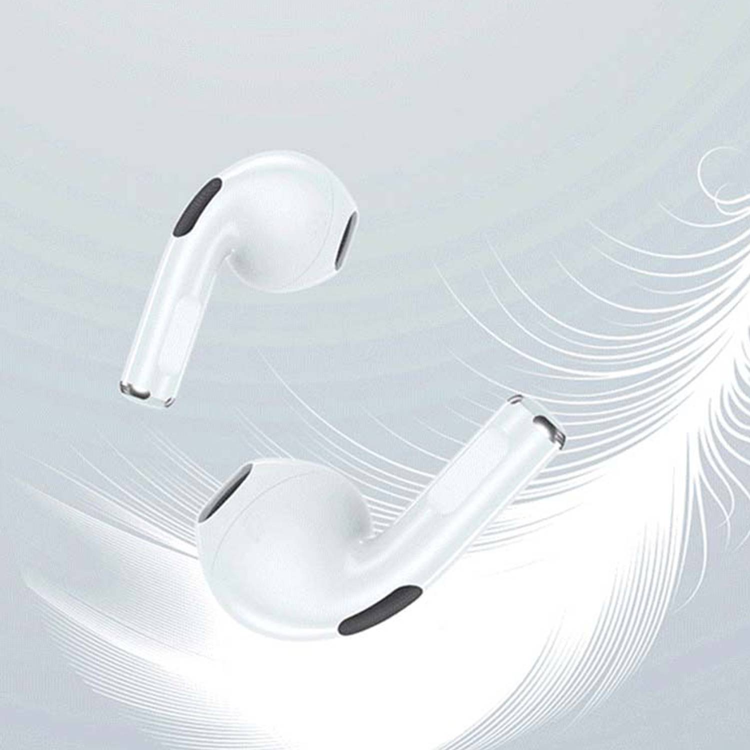 Wireless Noise Canceling Bluetooth 5.2 Earbuds Semi-in-ear 4