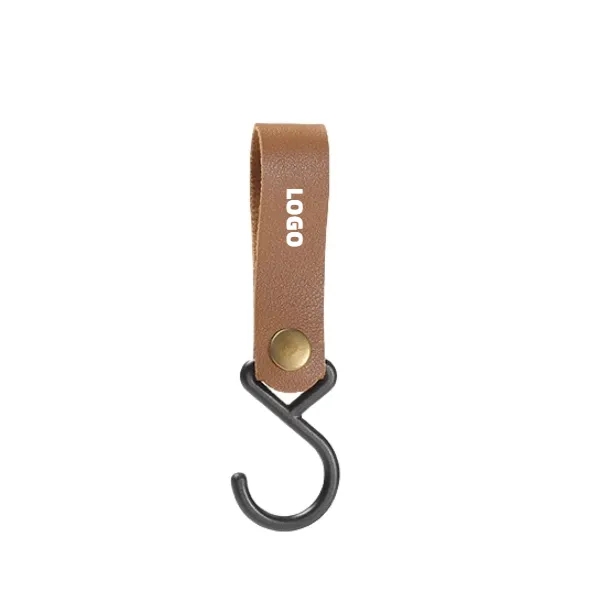 PU Leather Camping Hooks & Clips 8
