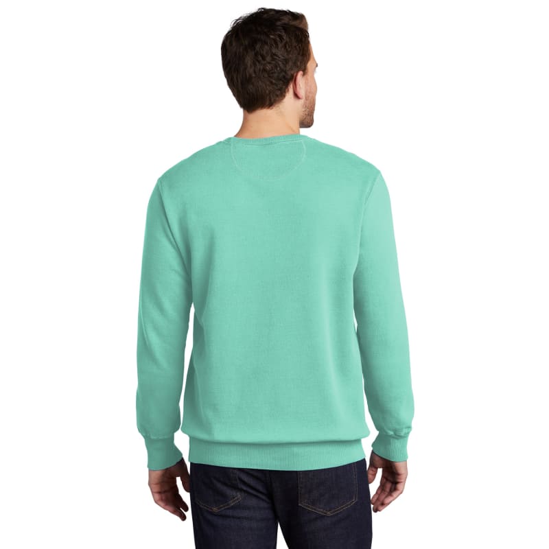 Port & Company Beach Wash Garment-Dyed Crewneck Sweatshirt, custom hoodie or sweatshirt with logo imprint 5