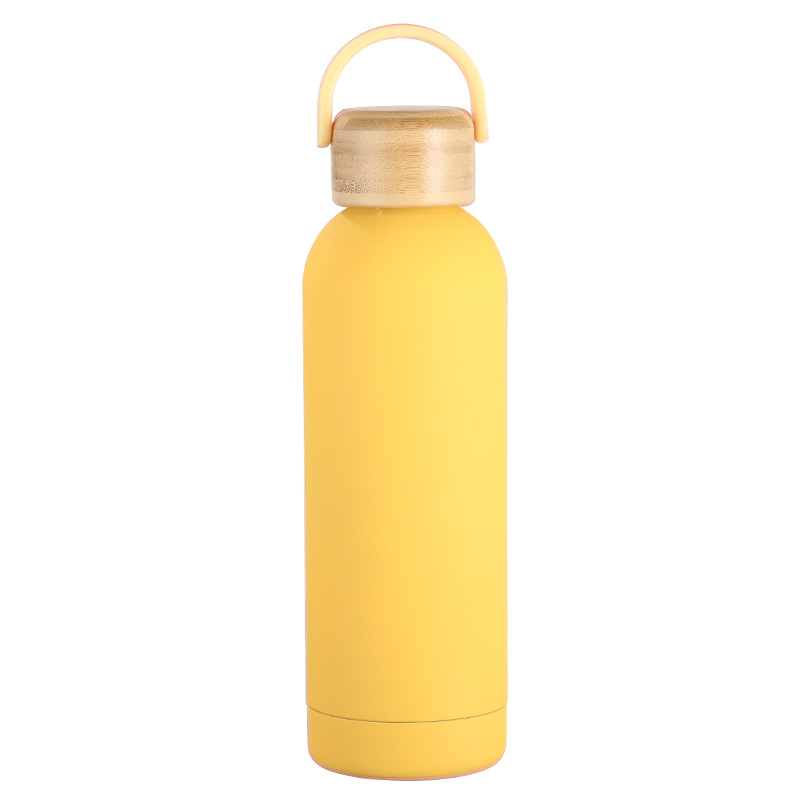 17 OZ Water Bottle with Bamboo Lid 2