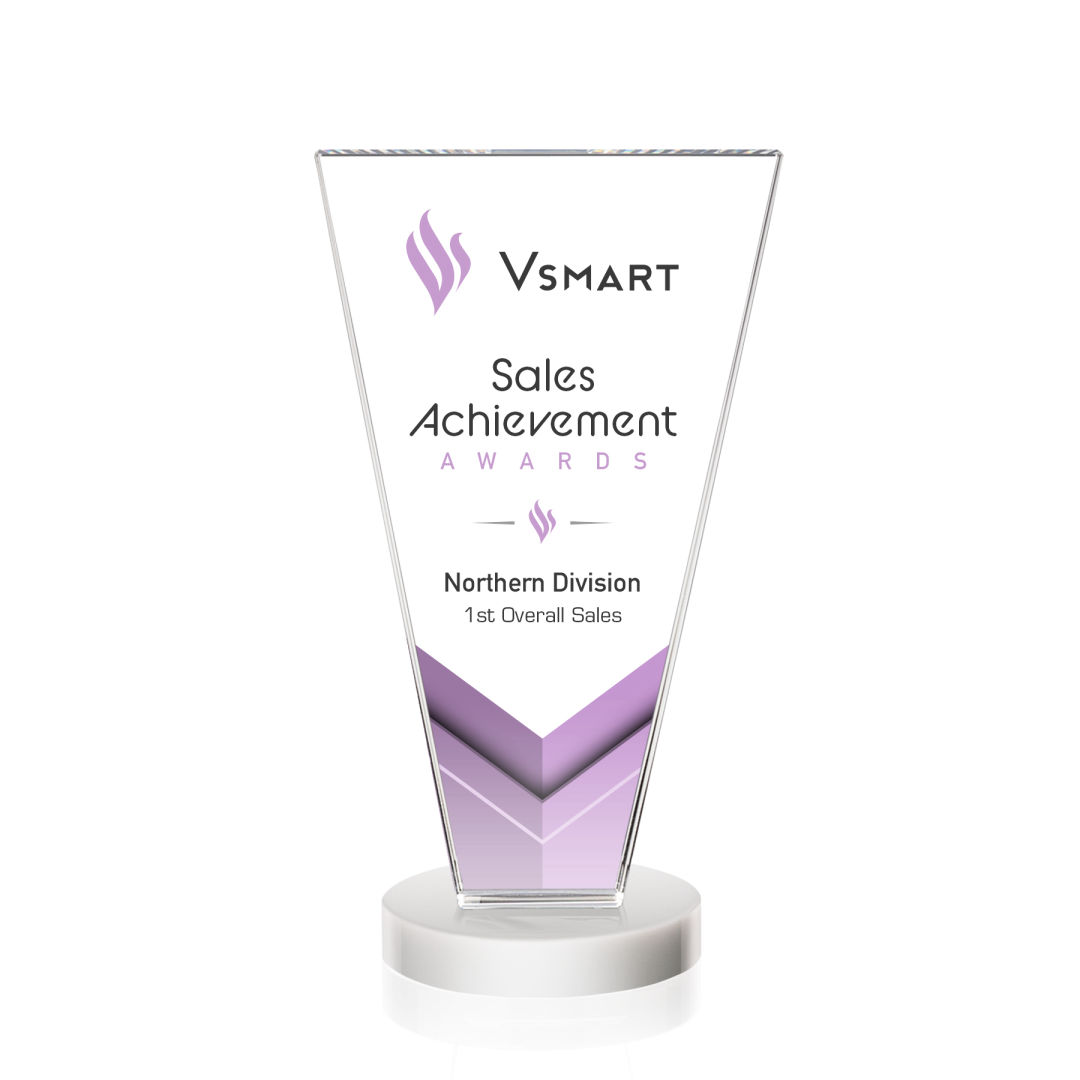 Burney VividPrint™ Award - White 4