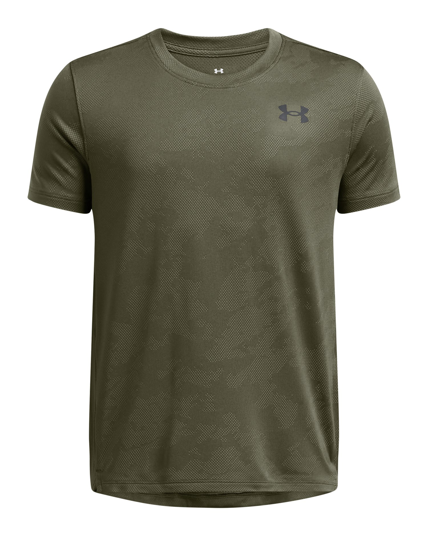UA Tech Vent Jacquard Boys' Short Sleeve 3