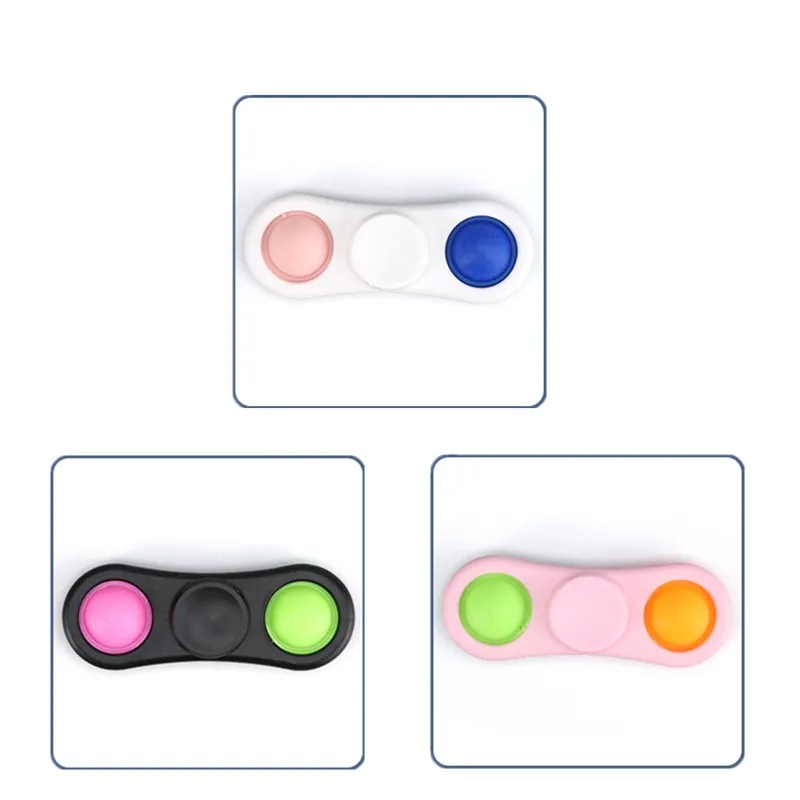 Two Fingers Bubble Fidget Spinner Toys 3