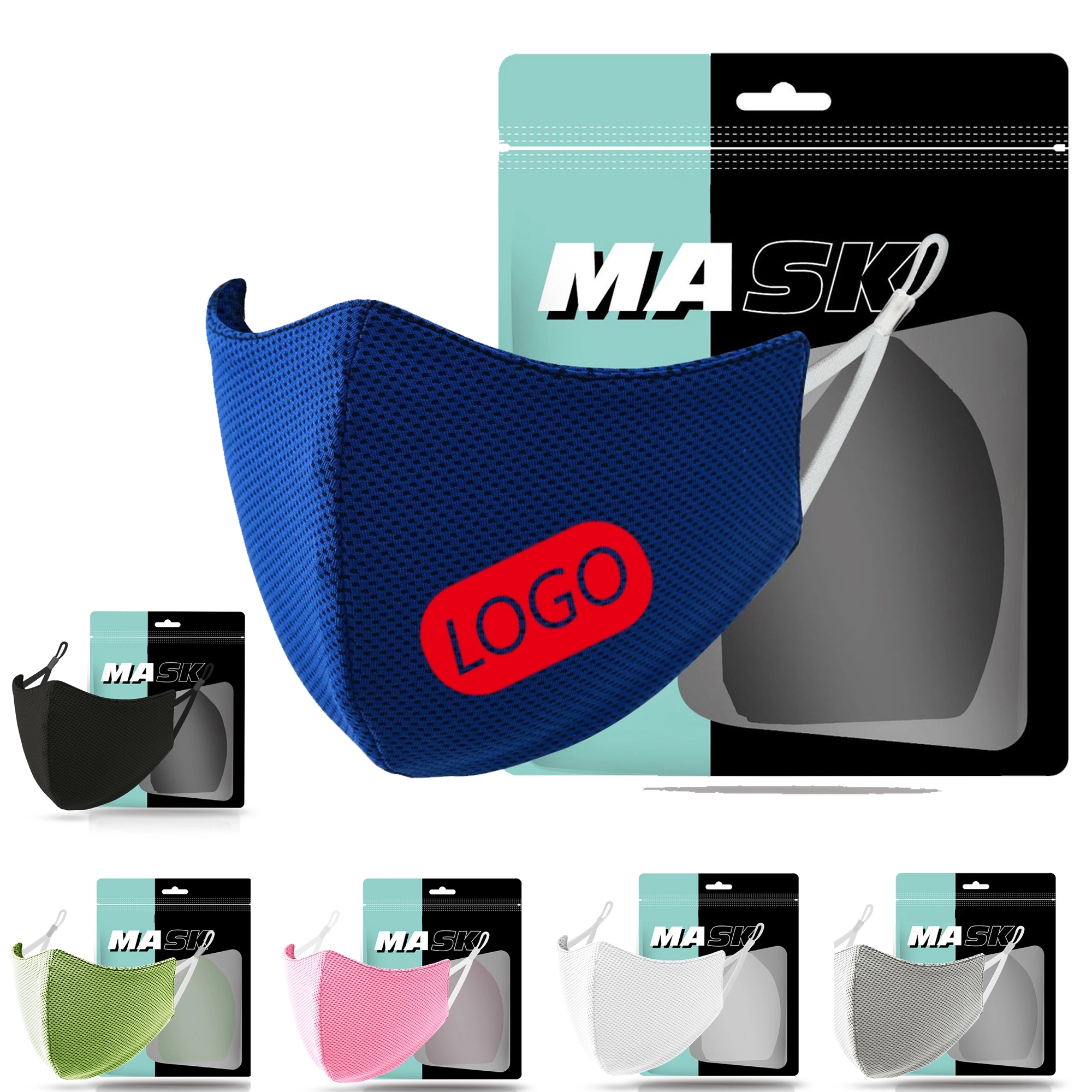 Washable Ice Cooling Face Mask
