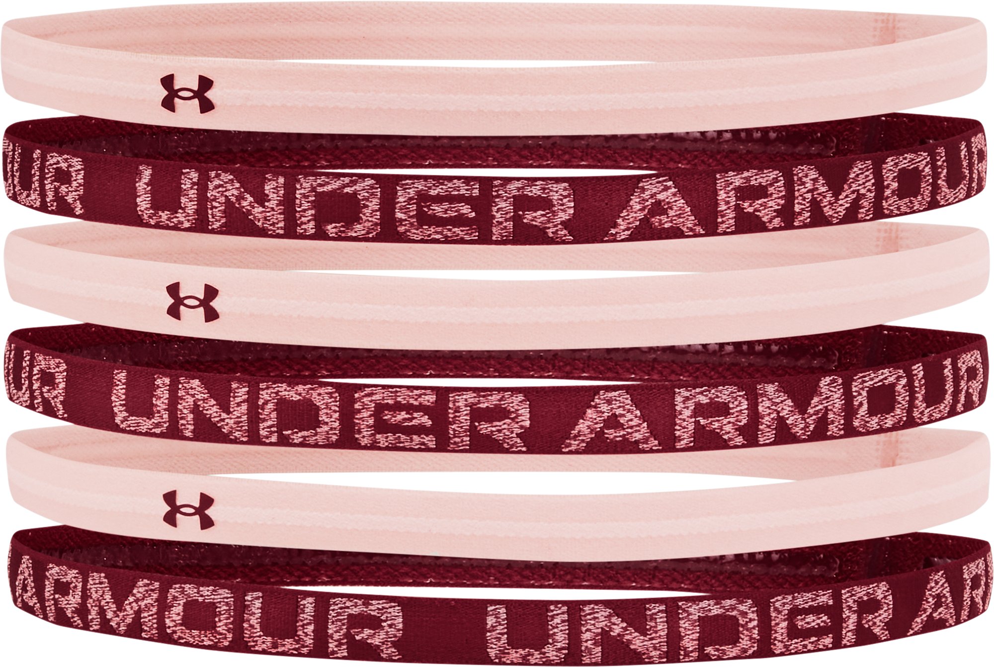 UA Heathered Mini Women's 6 Pack Headbands 4