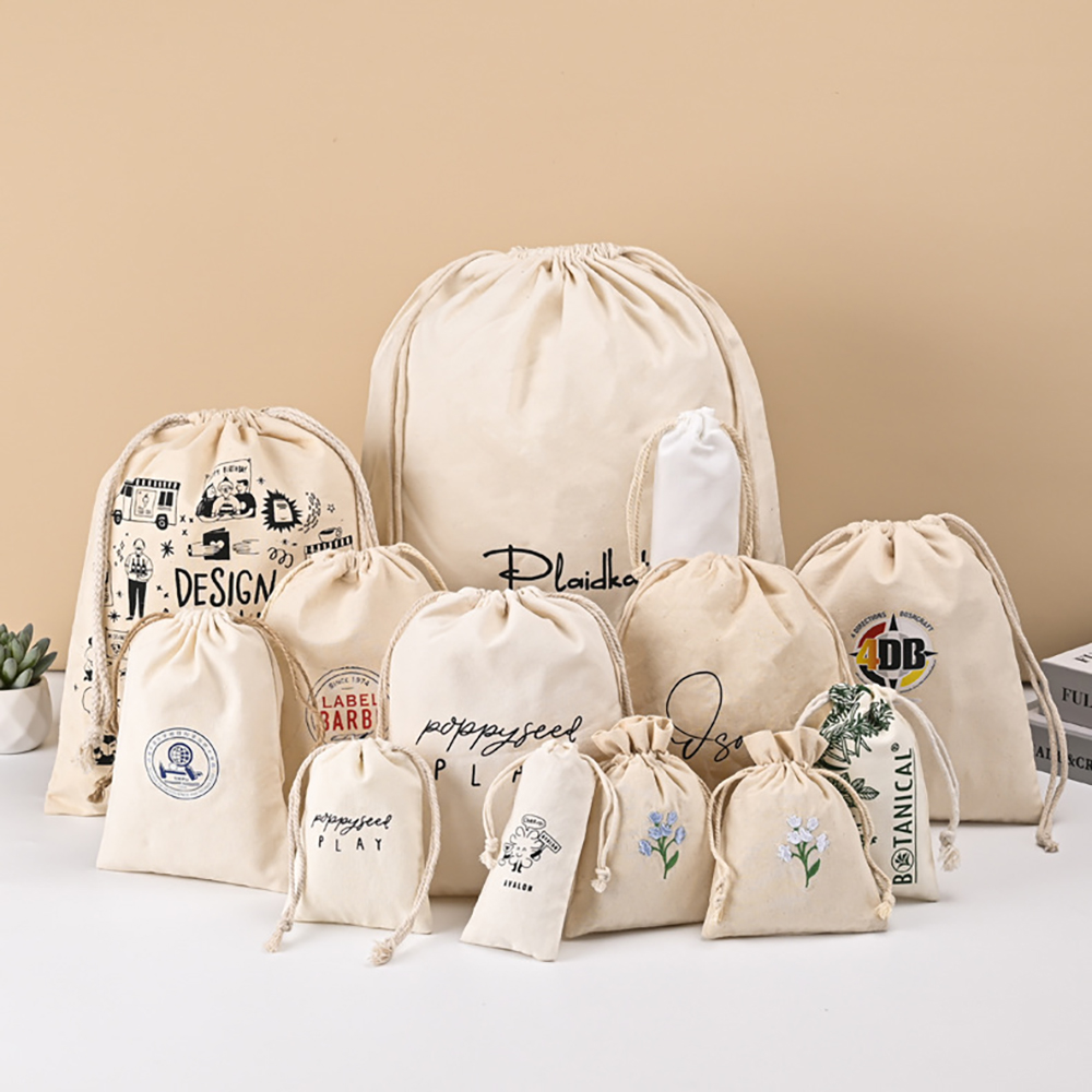 Cotton Drawstring Laundry Bag 4