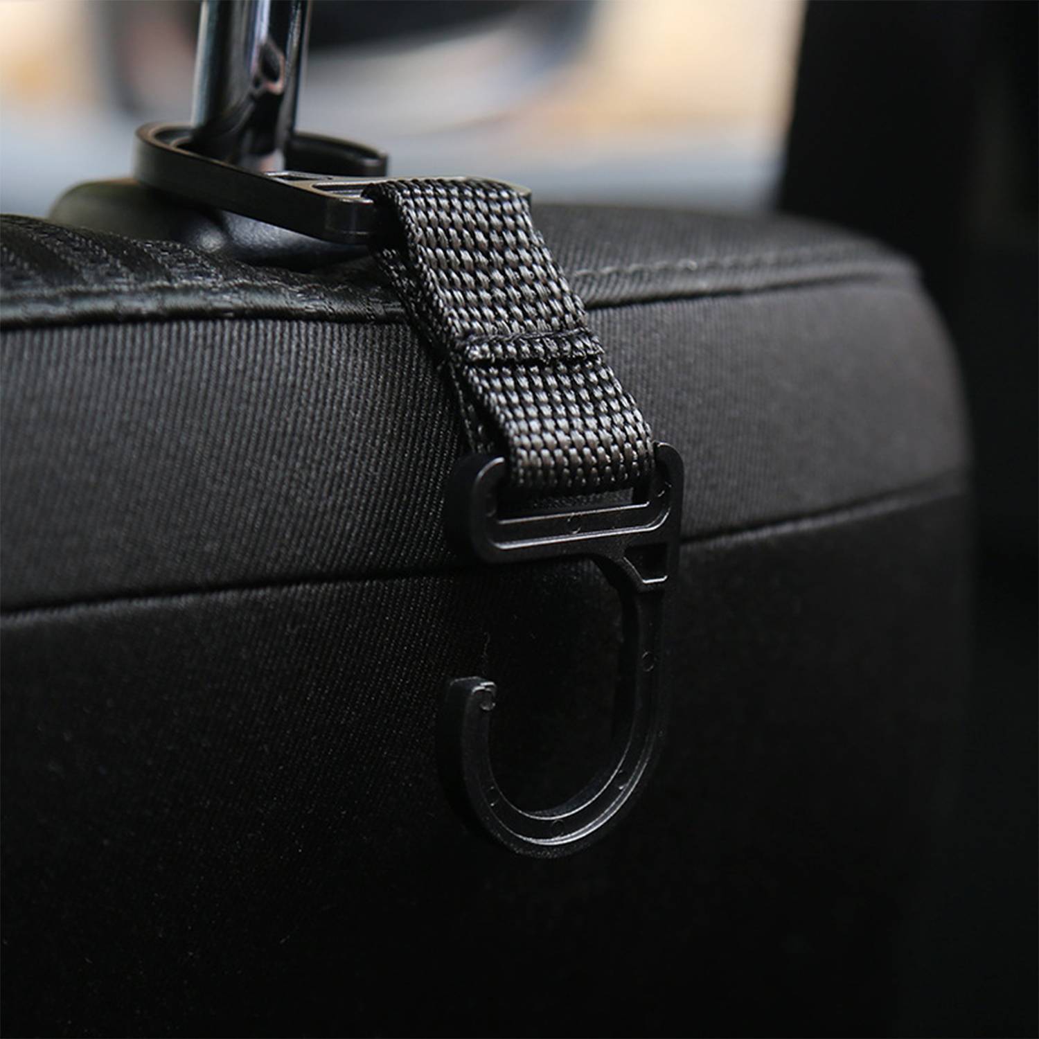 4pcs Car Plastic Automotive Trash Bag Hooks 6
