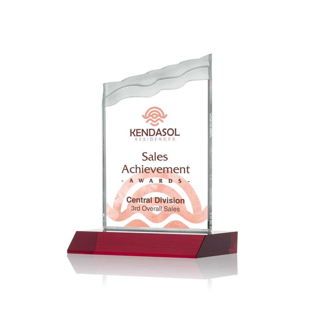 Oakwood VividPrint™ Award - Red 3