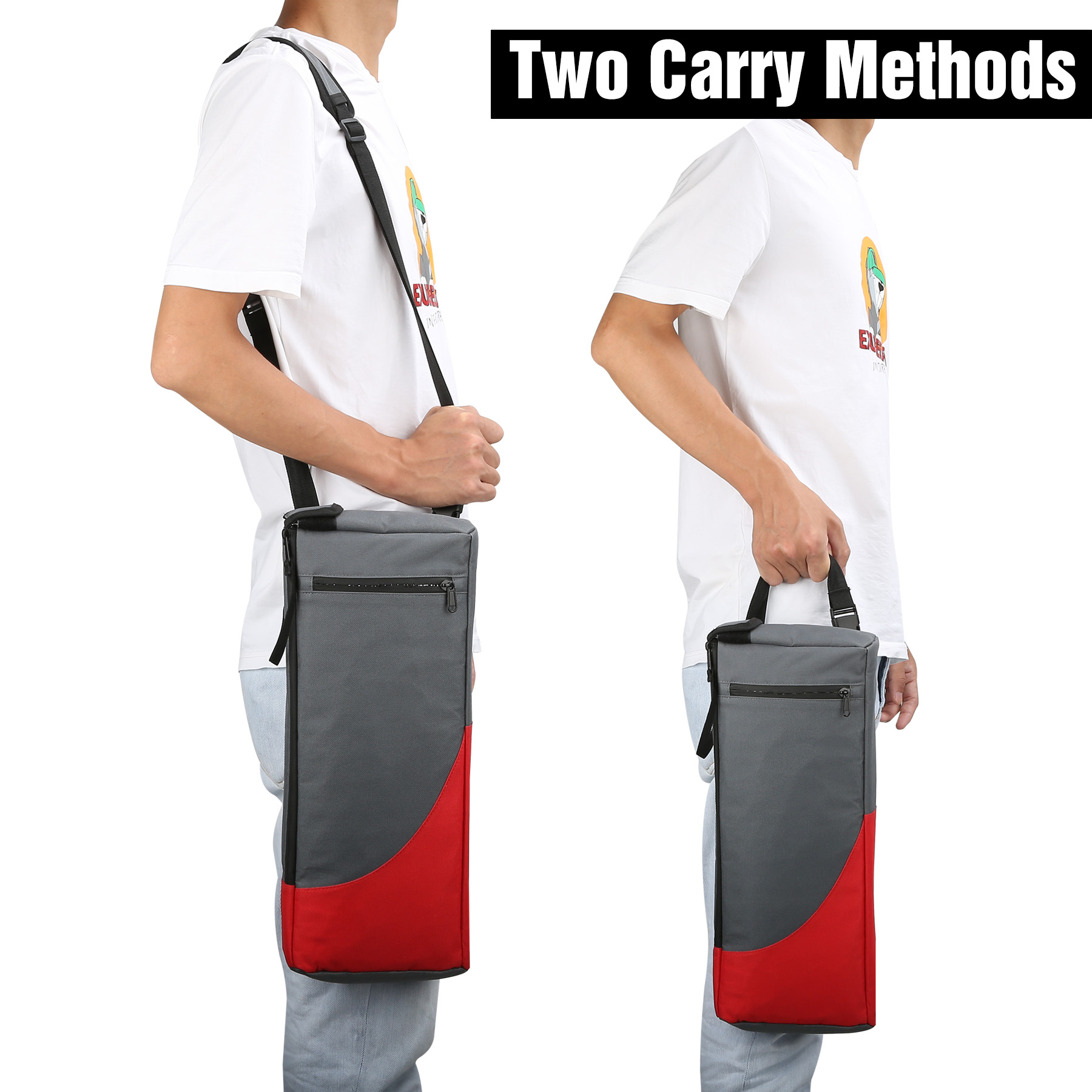 Insulated 6 Can Golf Cooler Bag With Shoulder Strap 6