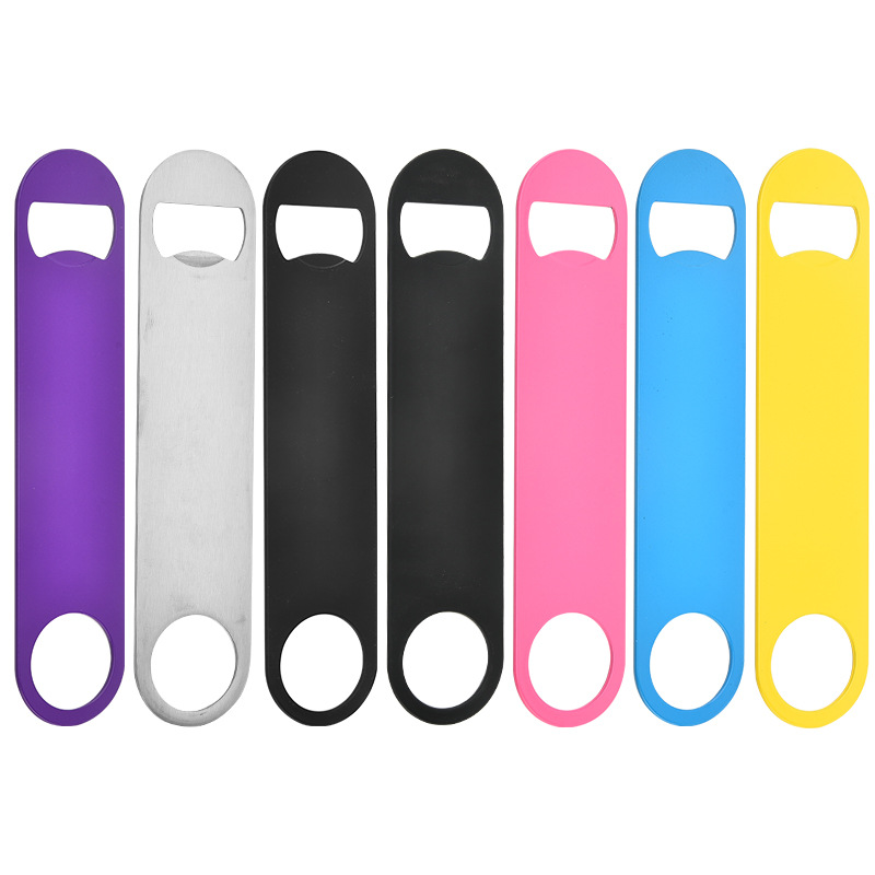 Vinyl Wrapped Paddle Style Bottle Opener 2
