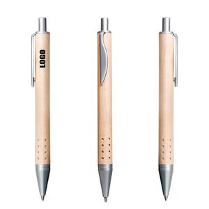 Nature Wooden Pen With Holes 6