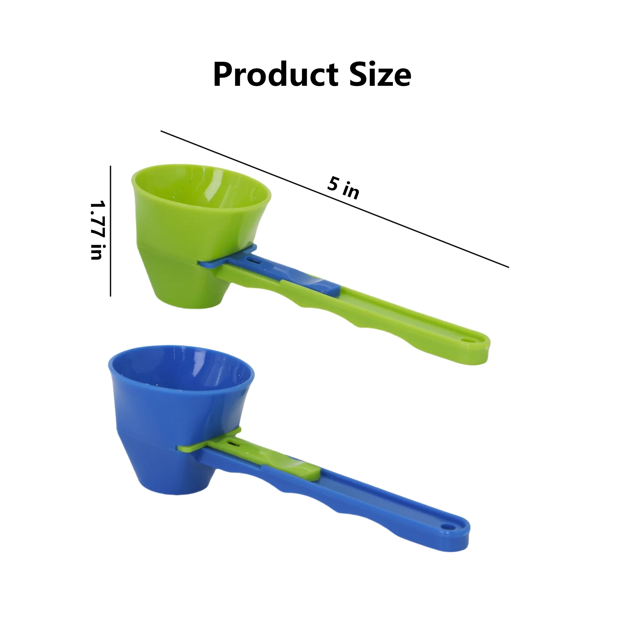 Mess Free Measuring Funnel Sliding Spoon 3