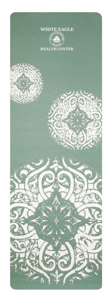 The Full Length Patterned Yoga Mat and Case 3