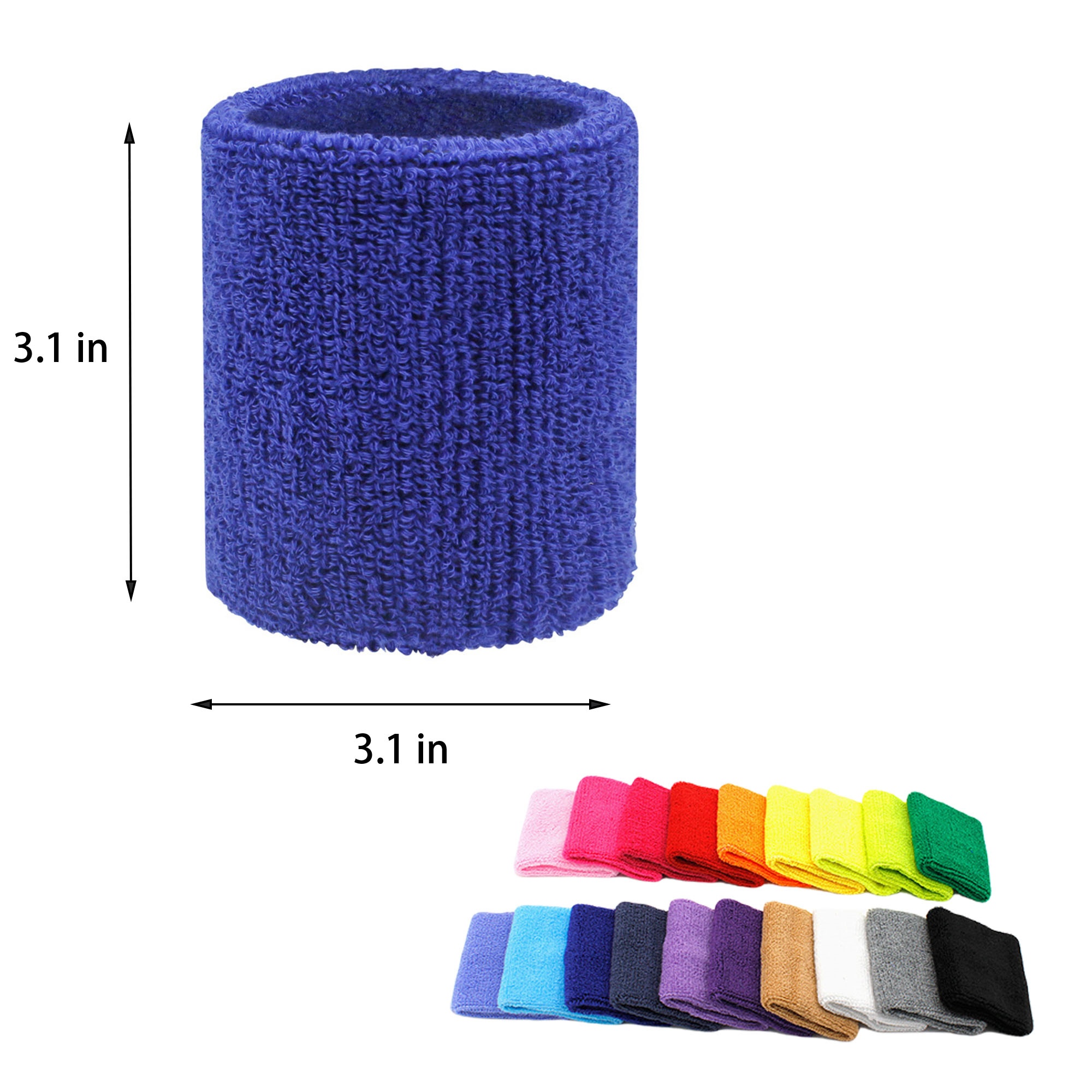 Sports Elastic Wrist Guard Breathable Sweatbands 3