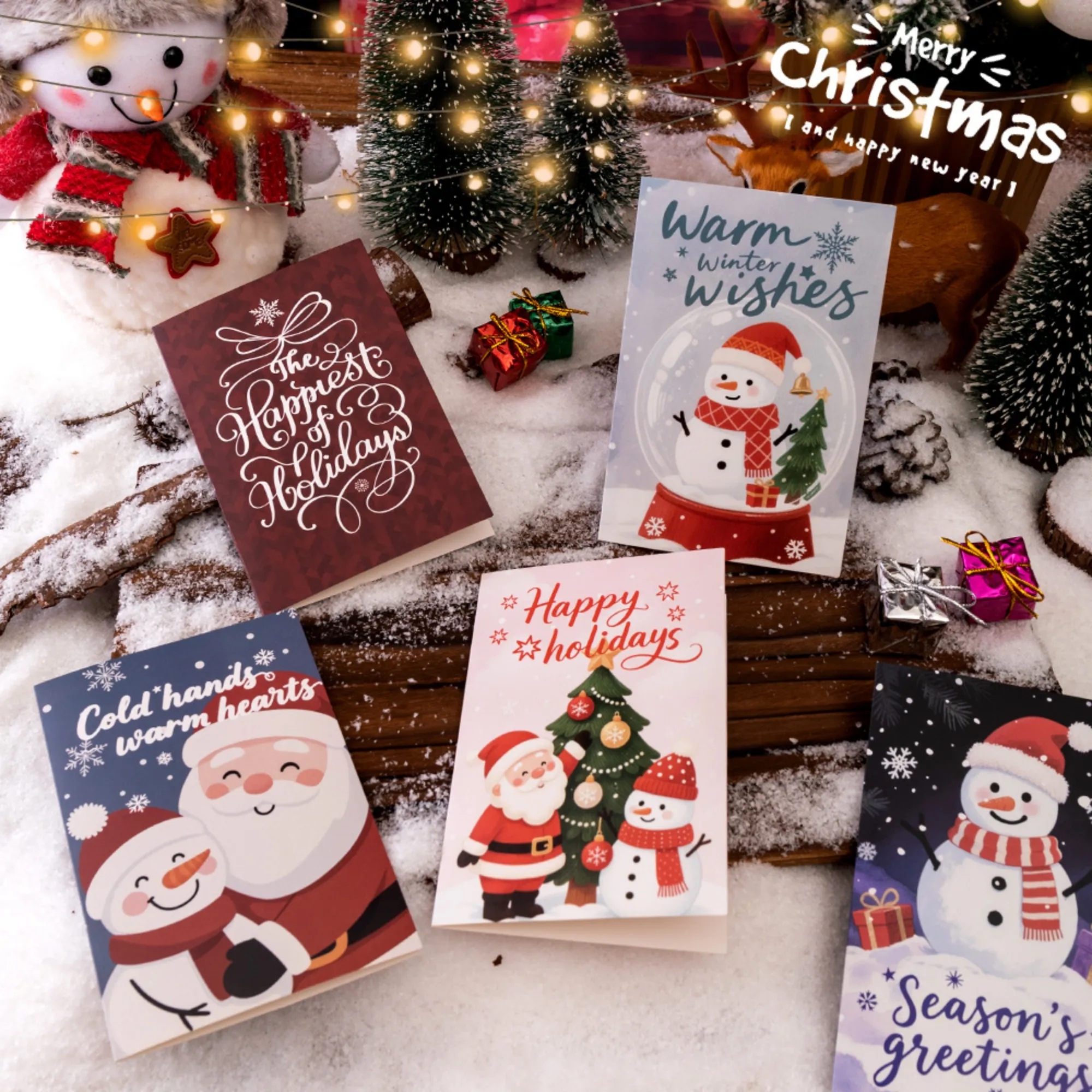 Christmas Greeting Card Holiday Paper Card 3