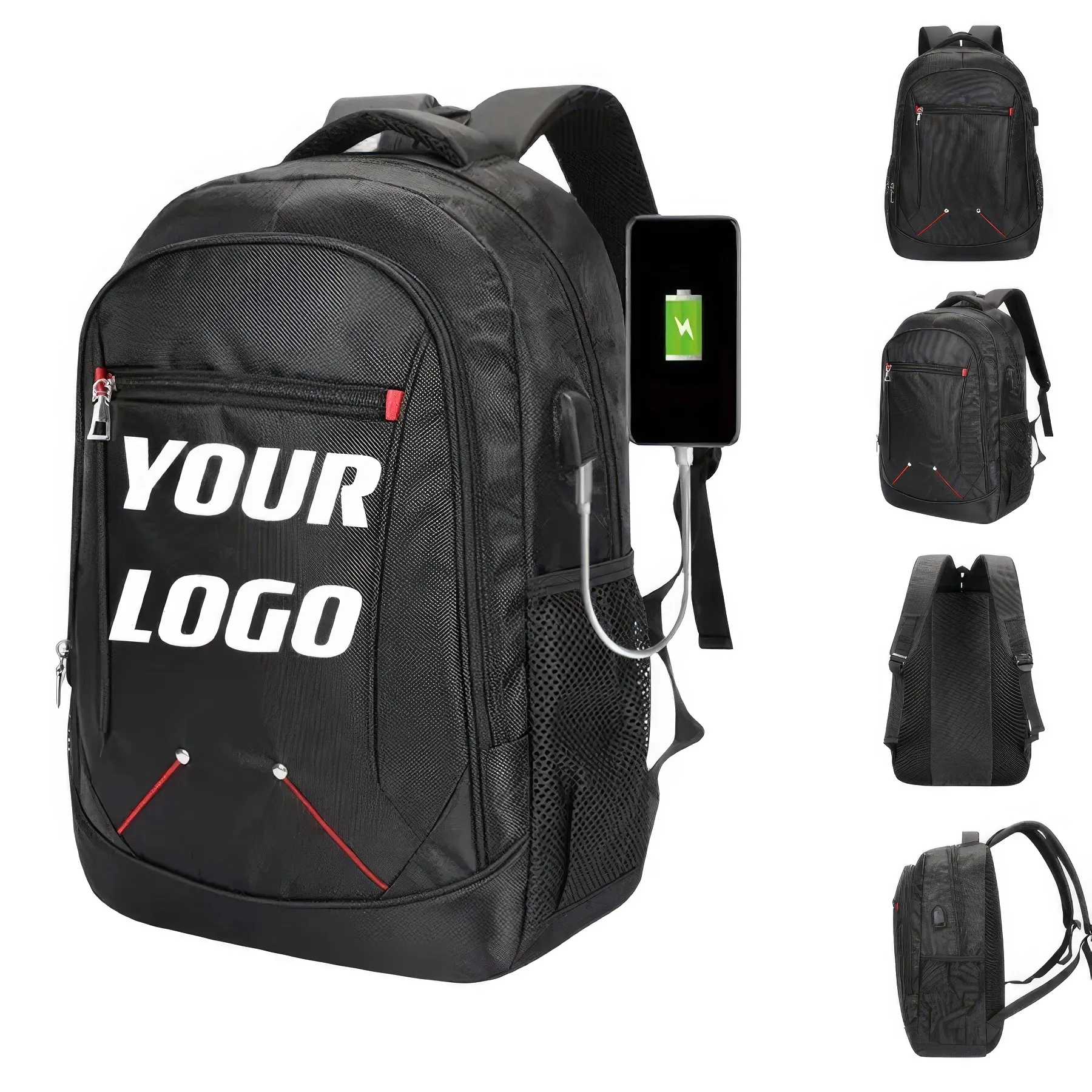 Large Travel Backpack With USB Charging Port 2