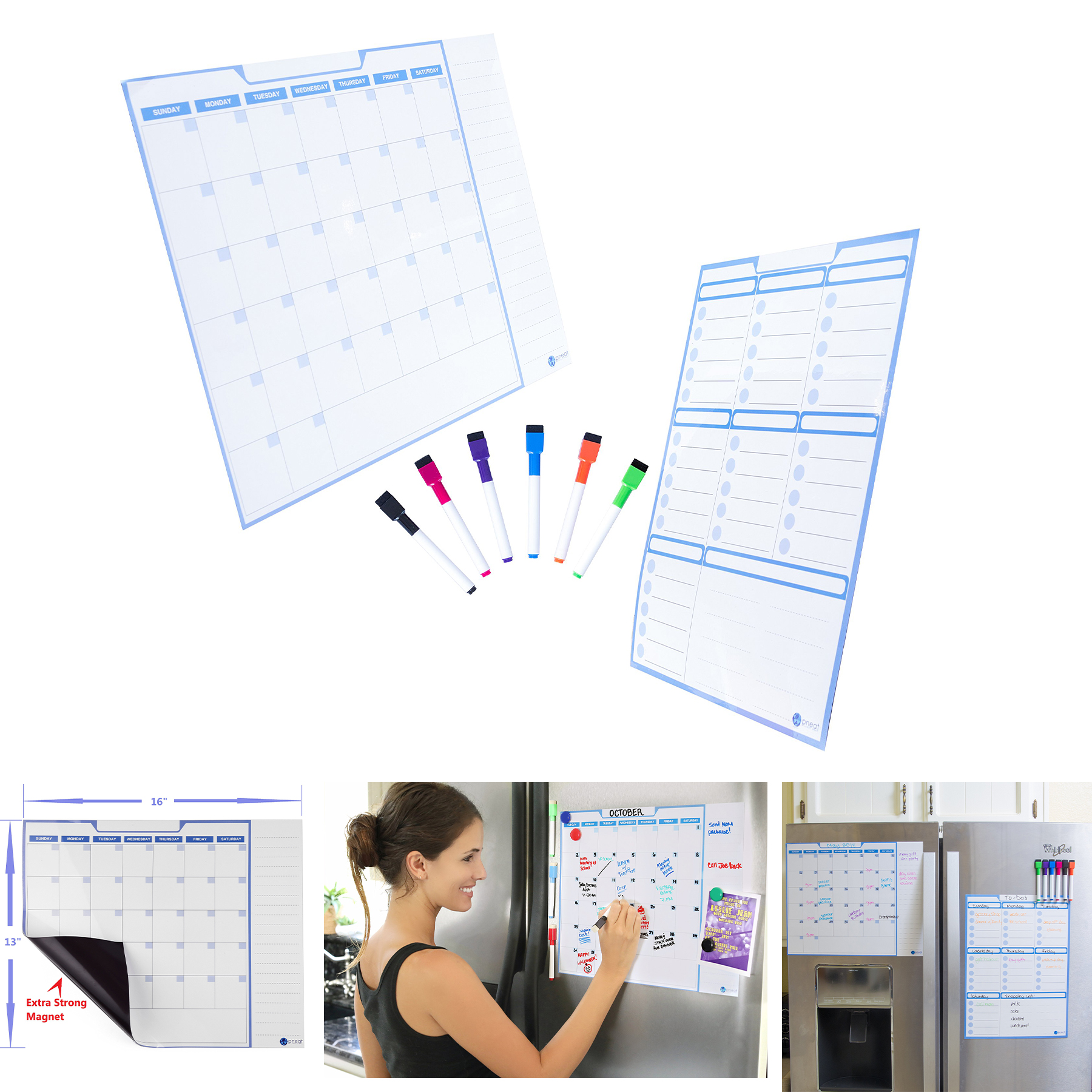 Dry Erase Monthly Calendar 2