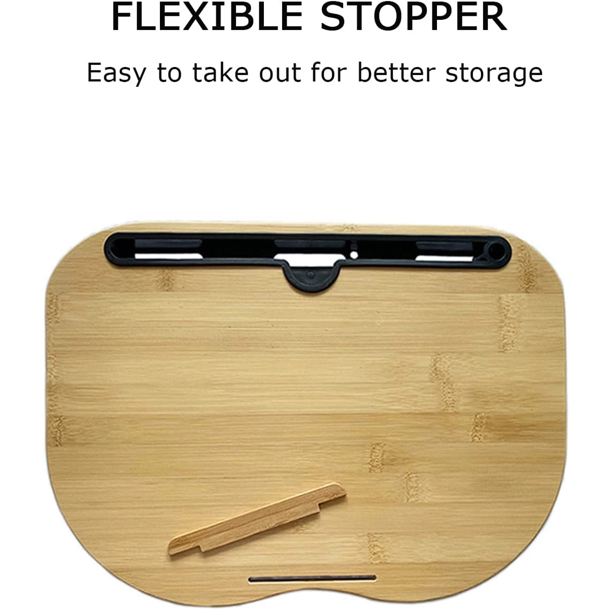 Bamboo Platform Portable Lap Desk with Pillow Cushion 7