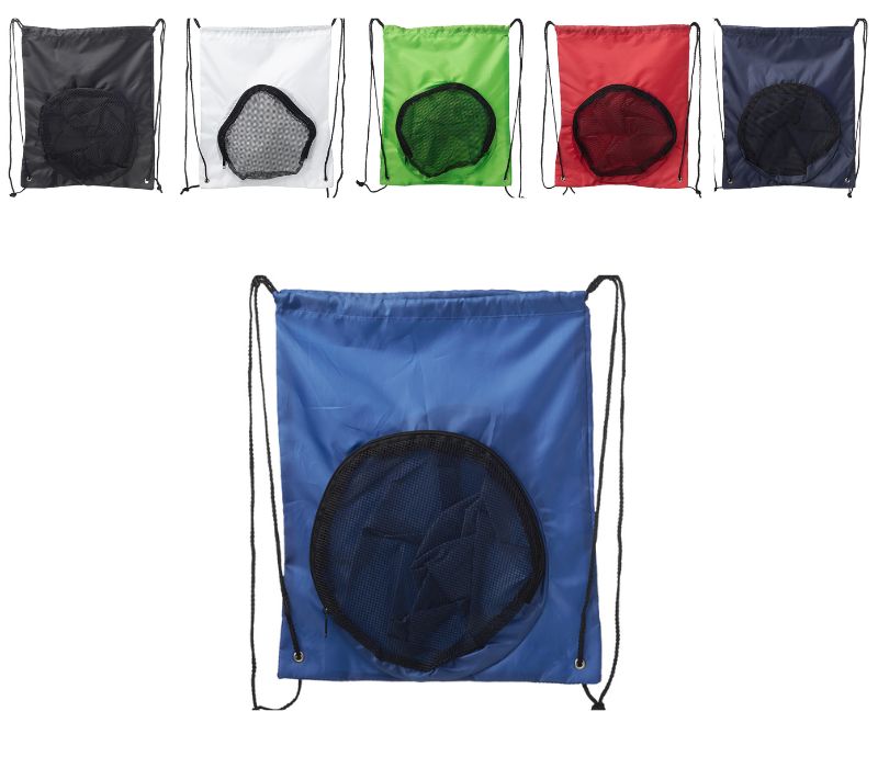 Ball Carrying Mesh Drawstring Sports Pack 3