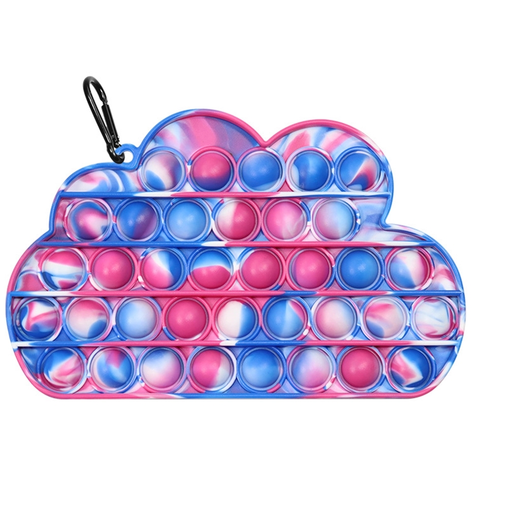 Rainbow clouds Push Pop Bubble Sensory Fidget Toys 1