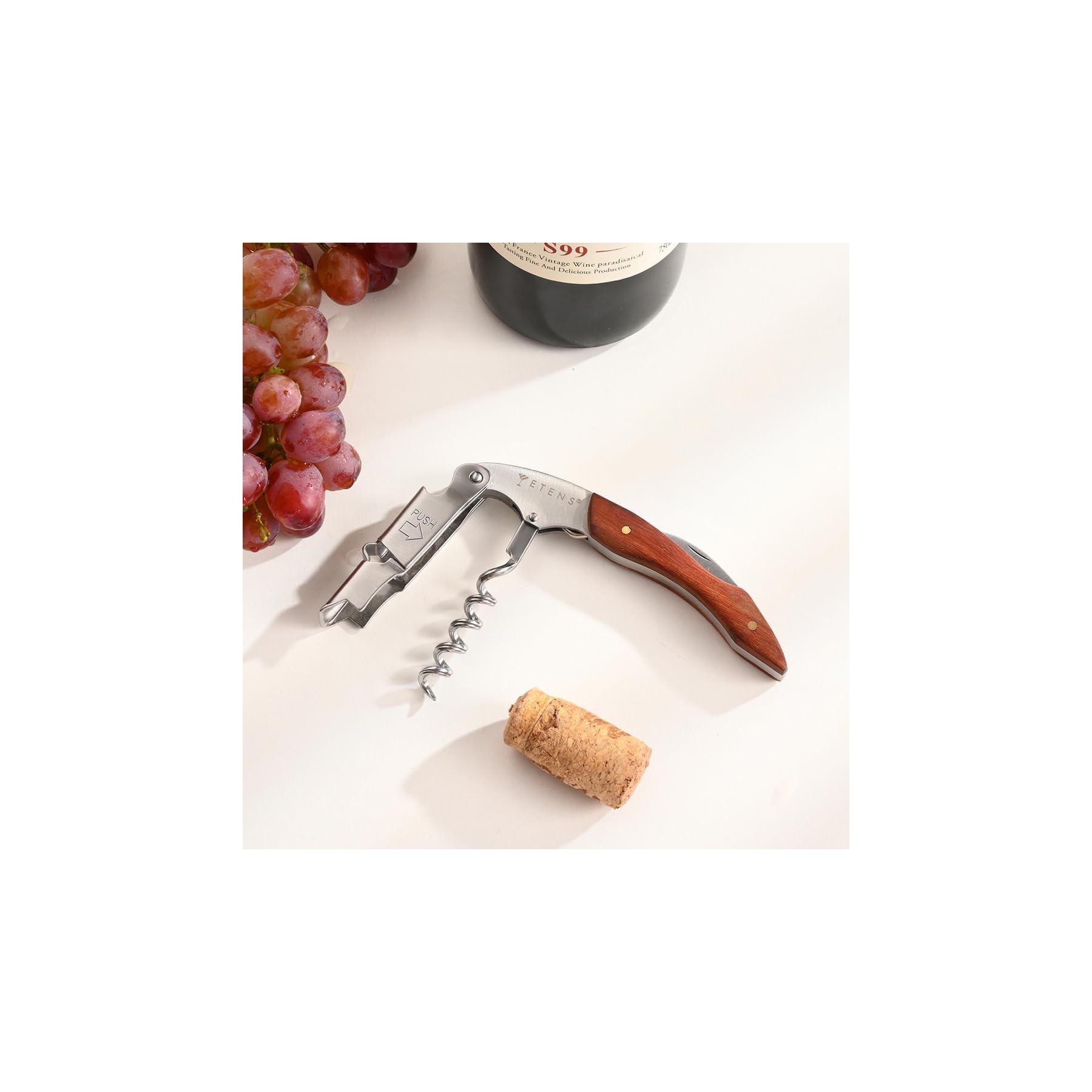 3-In-1 Stainless Steel Wine Bottle Opener 3