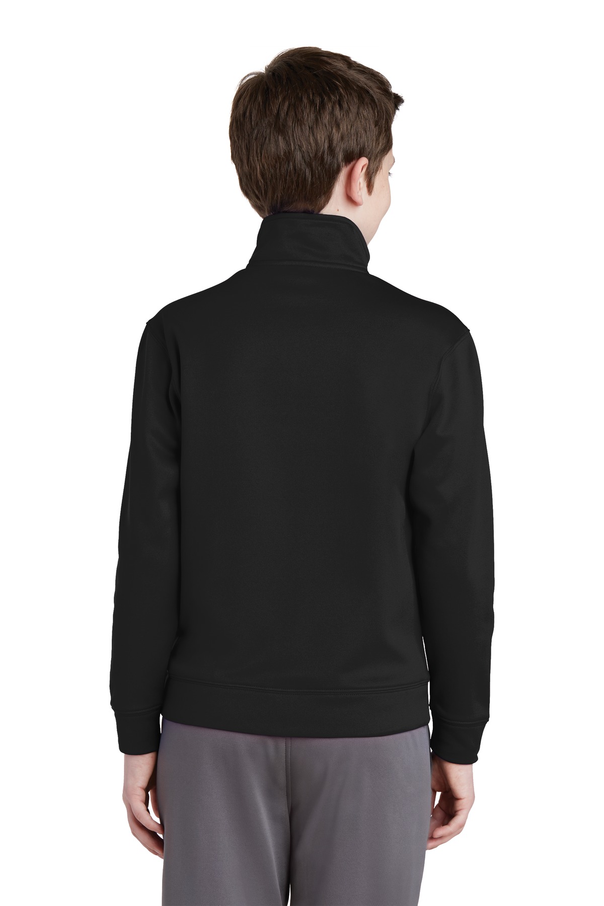 Sport-Tek® Youth Sport-Wick Fleece Full-Zip Jacket 9