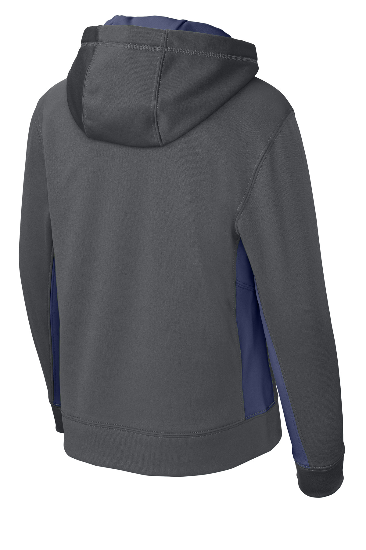 Sport-Tek Youth Sport-Wick Fleece Colorblock Hooded Pullover. YST235 27