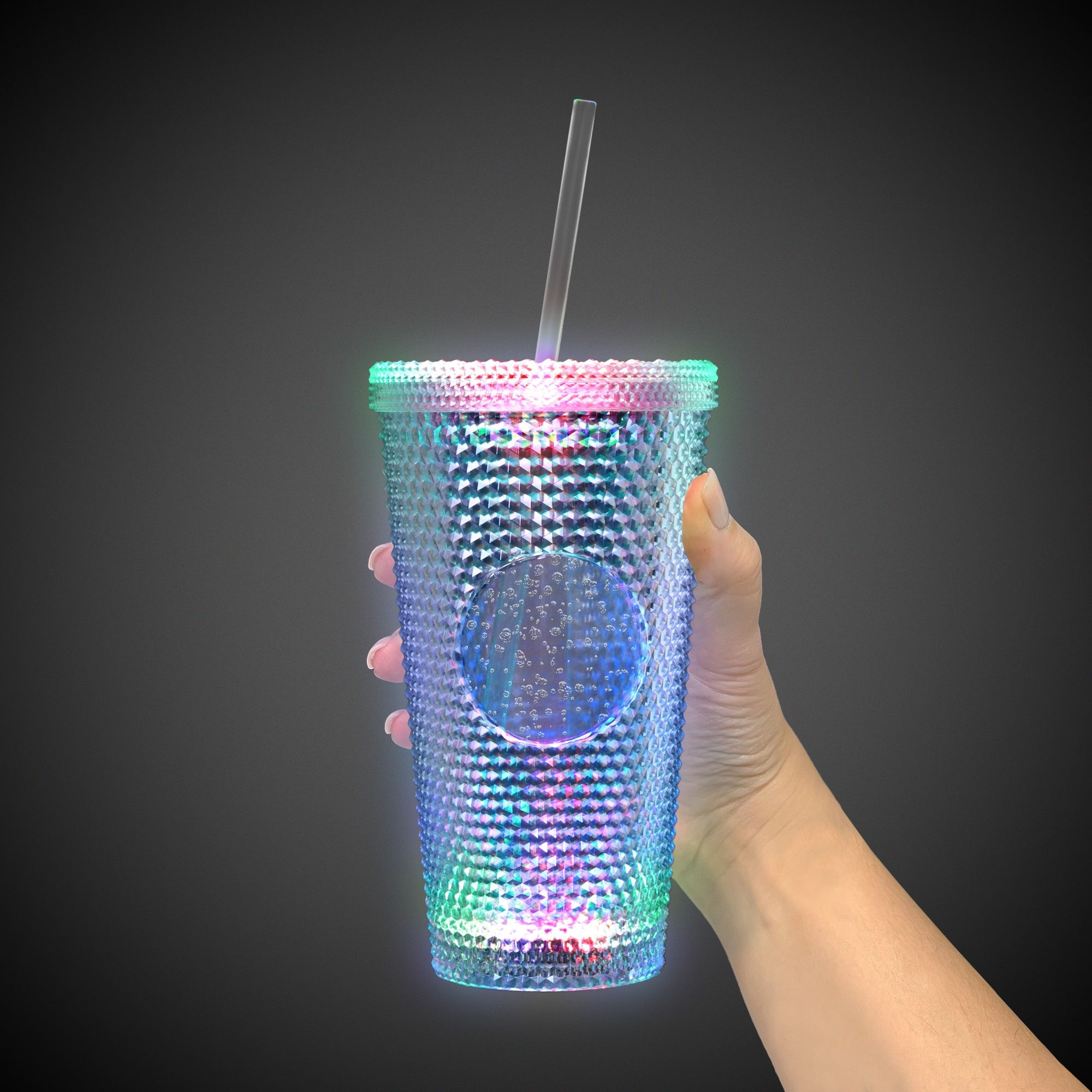 160z Light Up Diamond Tumbler 5