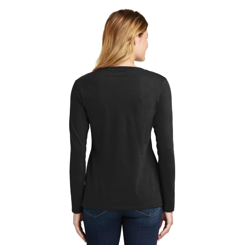 Port & Company Women's Long Sleeve Fan Favorite V-Neck Tee. 88